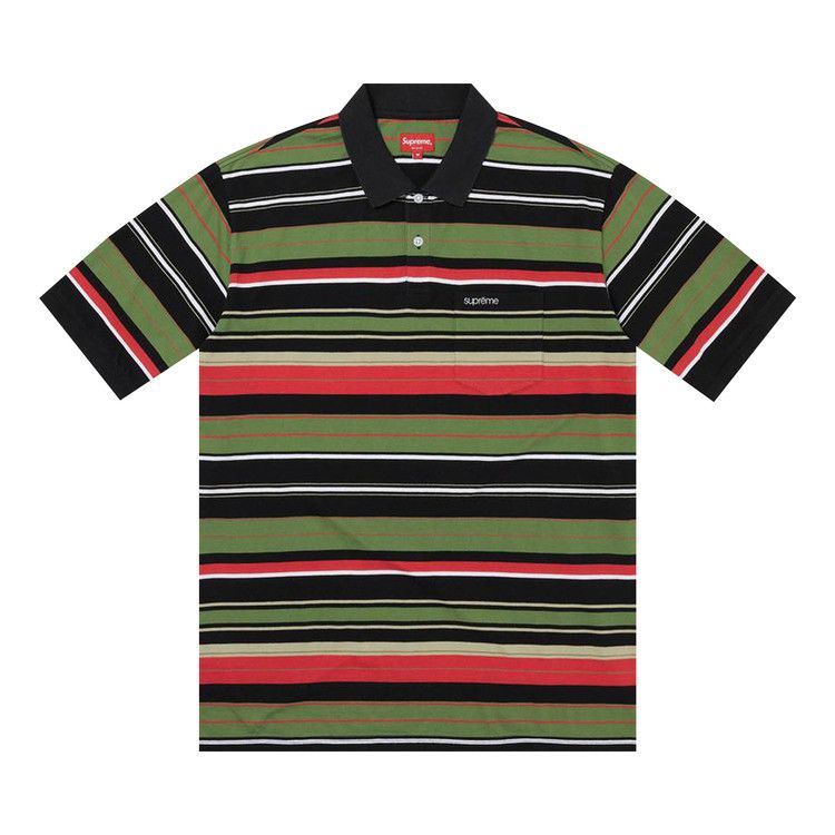 トップス Supreme multi stripe polo size S Supreme Multi Stripe Polo Brown Men's - SS23 - US