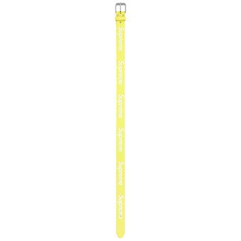 Supreme イエロー ロゴベルト Buy Supreme Repeat Leather Belt 'Fluorescent Yellow' - SS23A106