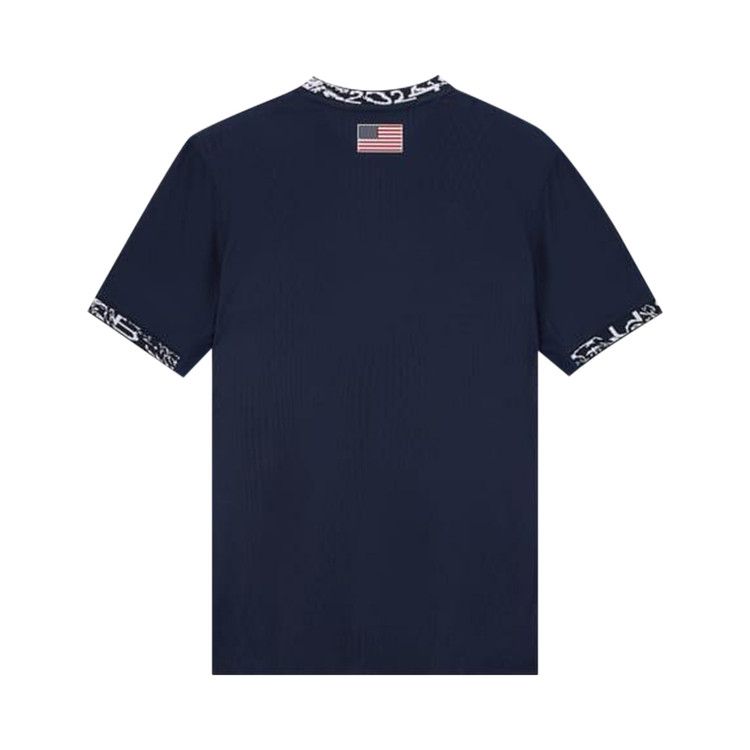 Nike SB Team Usa Dri-Fit Adv Shorts-Sleeve Jersey Obsidian/Bright Crimson