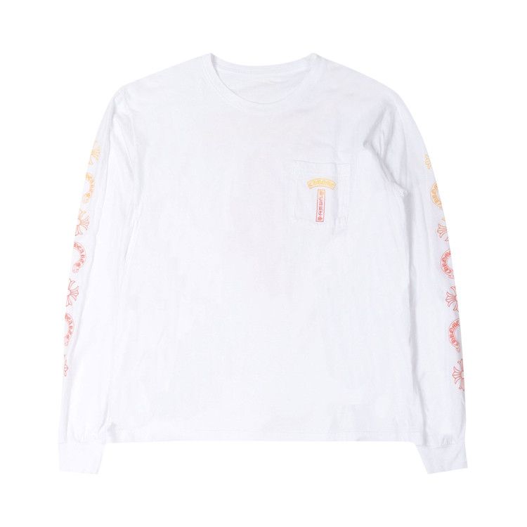 【Chrome Hearts】Gradient T-shirt★半袖Tシャツ★White Buy Chrome Hearts Gradient Dagger Motif Pocket Tee 'White