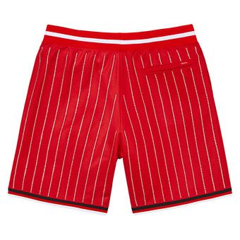 Buy Supreme Rhinestone Stripe Basketball Short 'Red' - SS22SH25