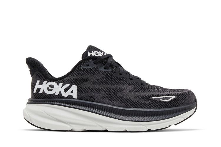 Hoka One One Clifton 9 Black White (Women's) — foto 2