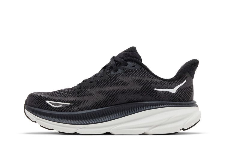 Hoka One One Clifton 9 Black White (Women's) — foto 4