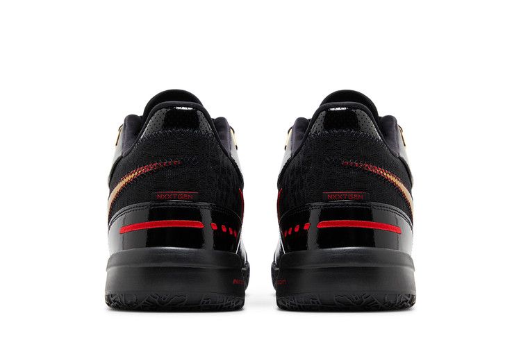 Zoom Lebron Nxxt Gen Ampd Black Metallic Gold Red