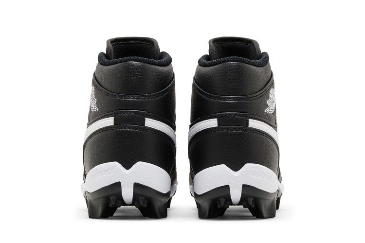 Air Jordan 1 Mid Cleat Gs Black White