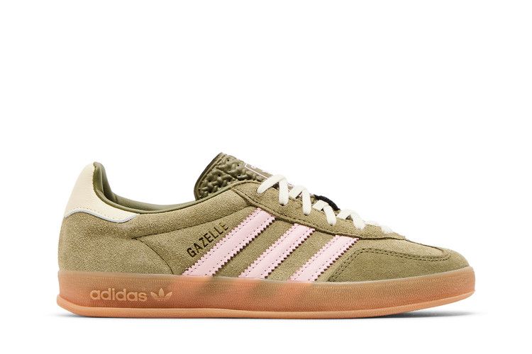 adidas Women's Gazelle Indoor Casual Shoes in Green/Pink/Focus Olive Size 9.0 | Suede adidas Women's Gazelle Indoor Casual Shoes in Green/Pink/Focus Olive Size 9.0 | Suede