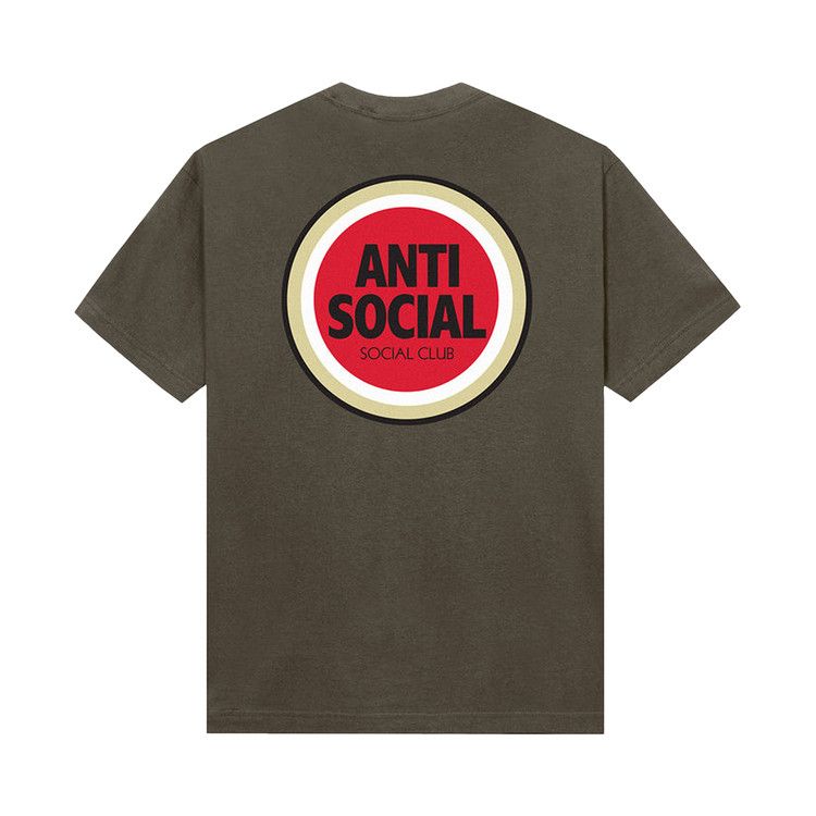 Anti Social Social Club Bullseye T-Shirt Dusty Brown