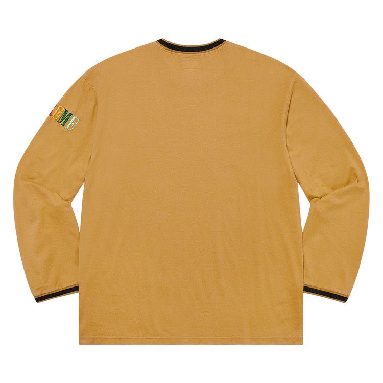 Supreme Multicolor Logo Long-Sleeve Top Dark Gold