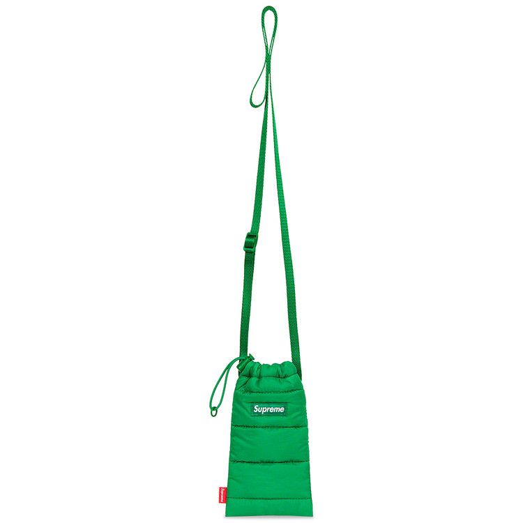 Buy Supreme Puffer Neck Pouch 'Green' - FW22B20 GREEN | GOAT