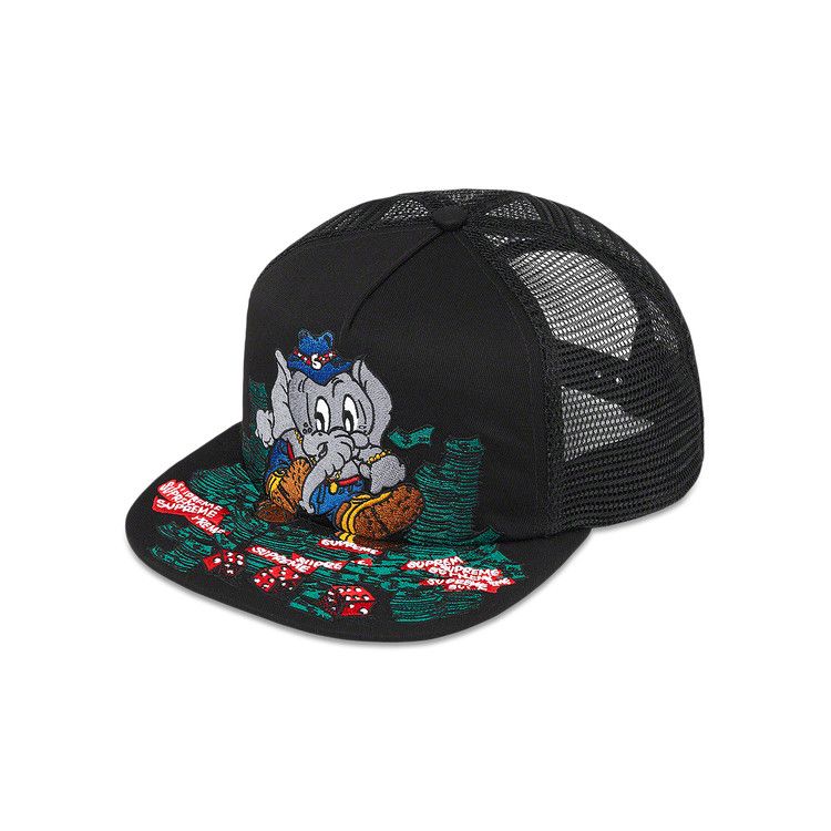 Buy Supreme Elephant Mesh Back 5-Panel 'Black' - FW22H124 BLACK | GOAT