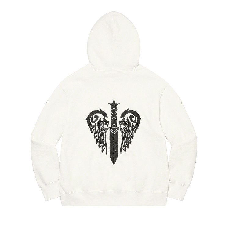 Buy Supreme x The Great China Wall Sword Hooded Sweatshirt 'White