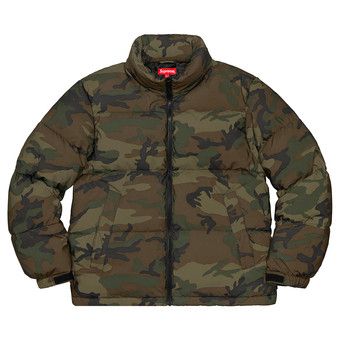 Buy Supreme Reflective Camo Down Jacket 'Woodland Camo
