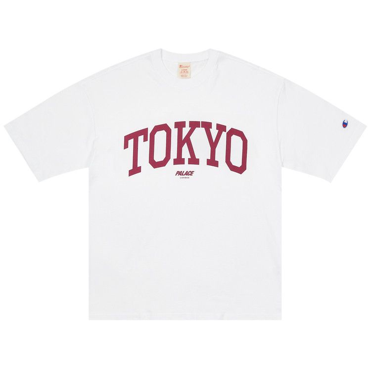 Buy Palace Champion Shop T-Shirt Tokyo 'White' - P25CTS003