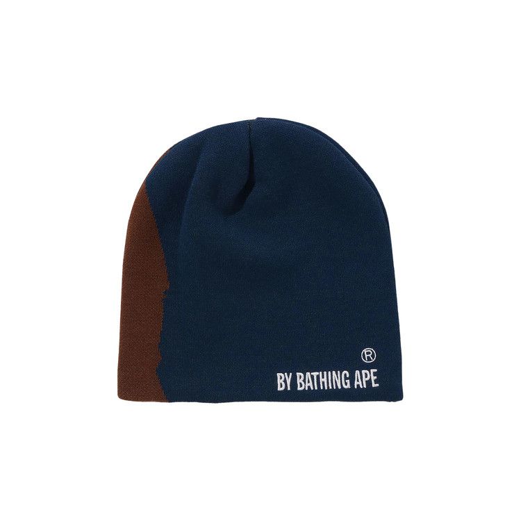 Buy BAPE Ape Head Knit Cap 'Navy' - 1K30 181 002 NAVY | GOAT