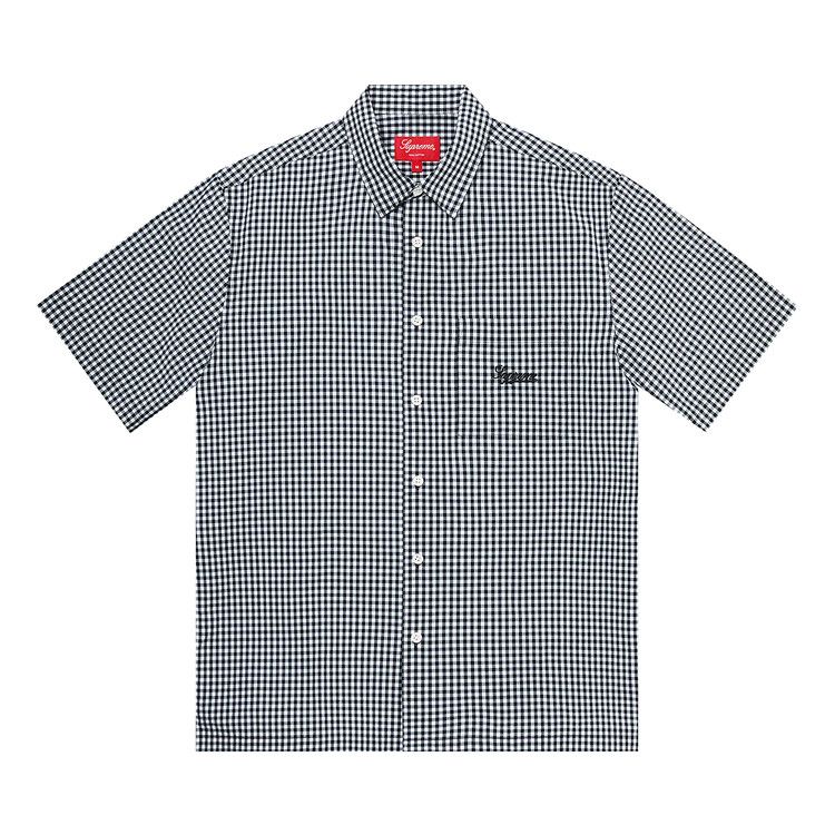 Buy Supreme Gingham Short-Sleeve Shirt 'Black' - SS21S30 BLACK | GOAT