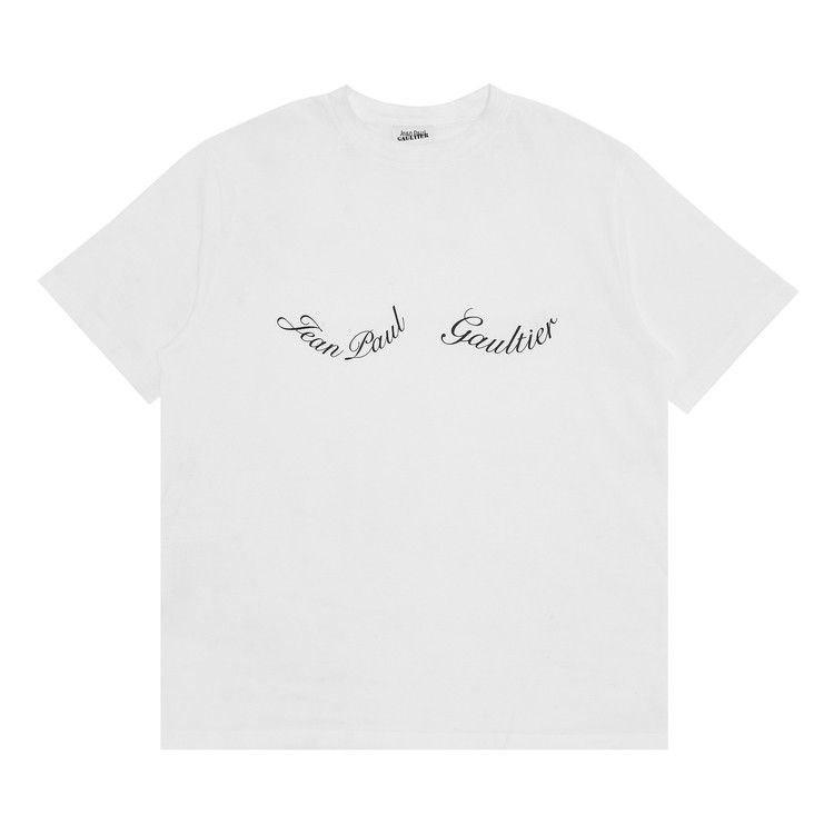 Buy Jean Paul Gaultier Logo T-Shirt 'White' - TS082IJ050100 | GOAT