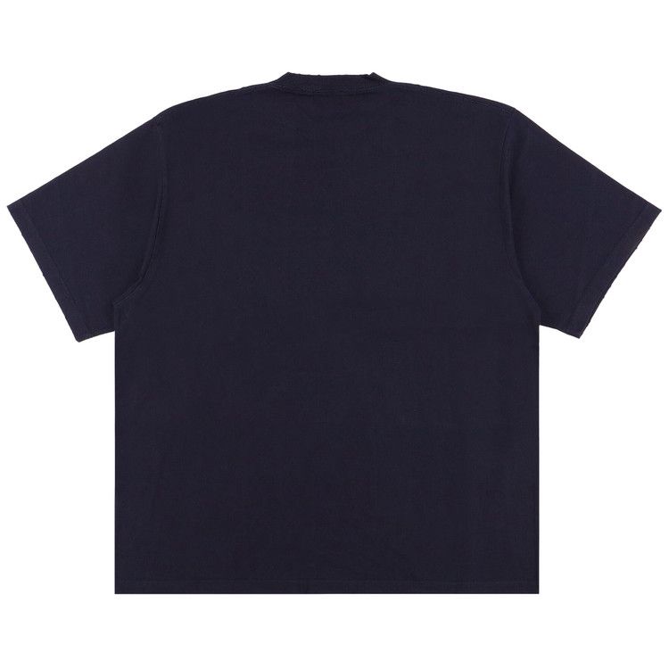 Balenciaga Rib Triangle T-Shirt Marine//White