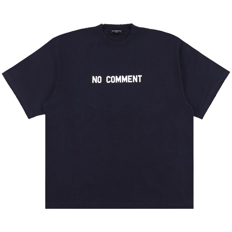 Balenciaga Rib Triangle T-Shirt Marine//White