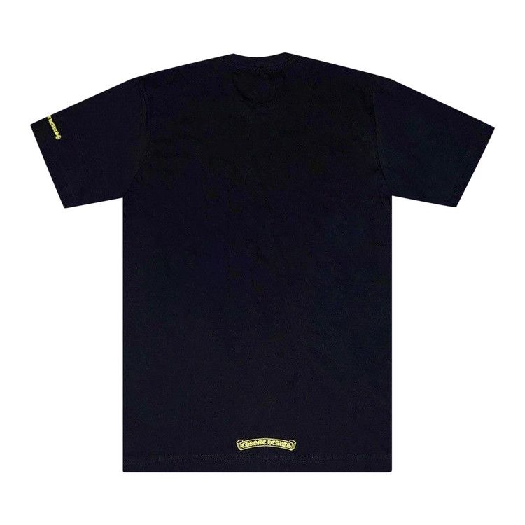 Chrome Hearts Neck Logo T-Shirt Black/Neon Yellow