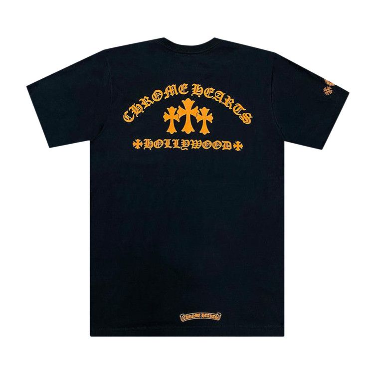 Buy Chrome Hearts Triple Cross Hollywood Pocket Tee 'Black