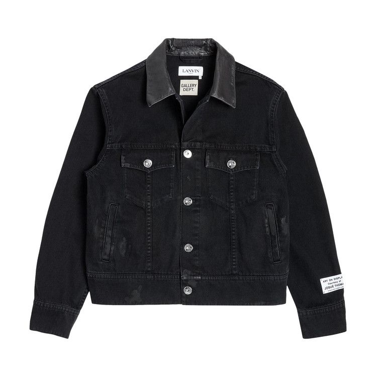Buy Lanvin x Gallery Dept. Collared Denim Jacket 'Black Buy Lanvin x Gallery Dept. Collared Denim Jacket 'Black