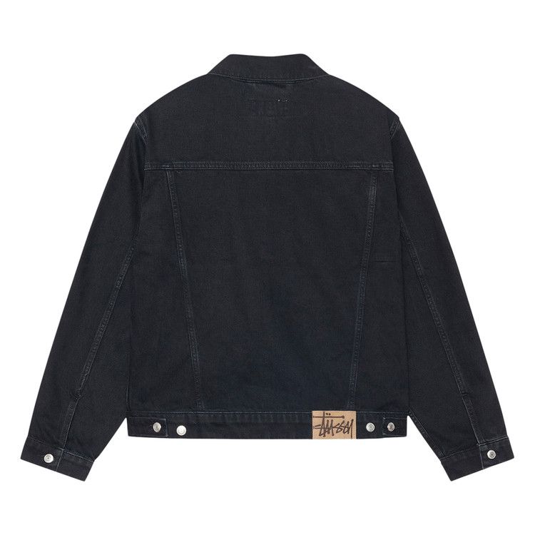 Stussy Trucker Denim Jacket Black
