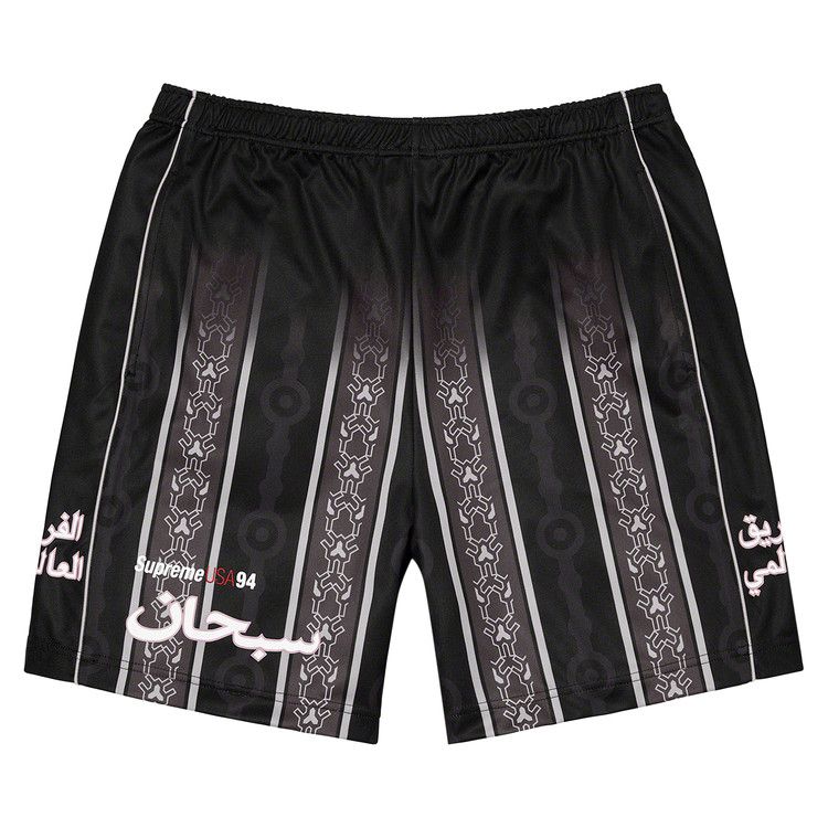 ウェア Supreme Arabic Logo Soccer Short Buy Supreme Arabic Logo Soccer Short 'Black' - SS21SH39 BLACK | GOAT