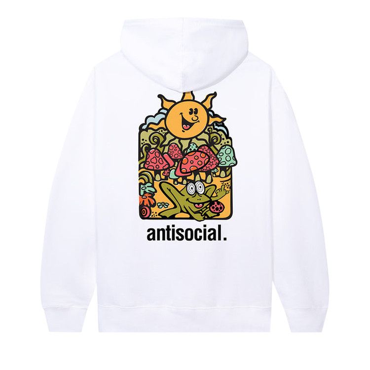 Buy Anti Social Social Club Frog Trip Hoodie 'White' - 0657