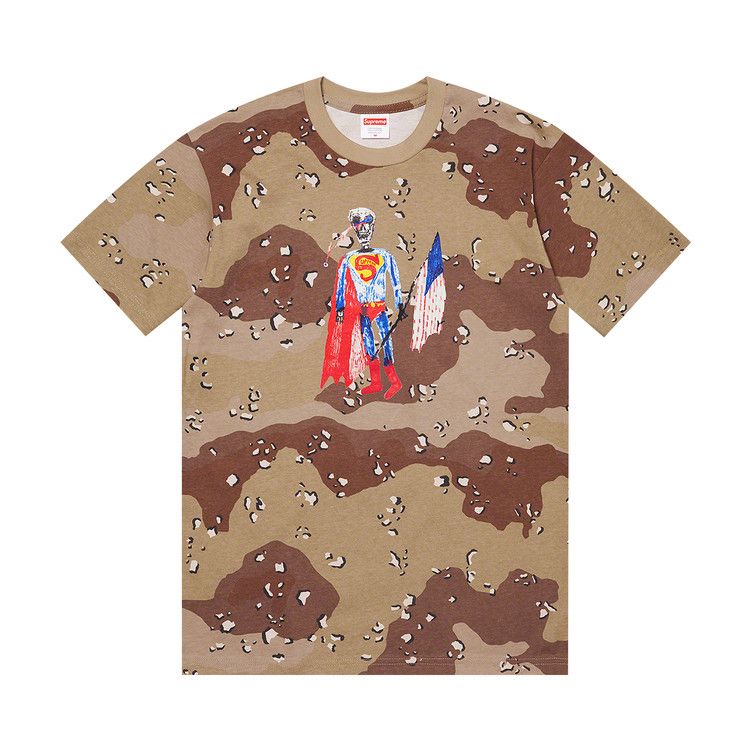 トップス Supreme Announcing Tee Chocolate Camo XL Supreme Announcing Tee Chocolate Chip Camo Men's - SS25 - US