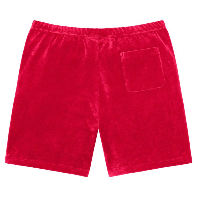 Supreme X Hysteric Glamour Velour Shorts Dusty Red