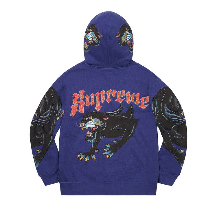 Supreme Panther　Camo　フルジップパーカー Supreme Panther Zip Up Hooded Sweatshirt Woodland Camo Men's