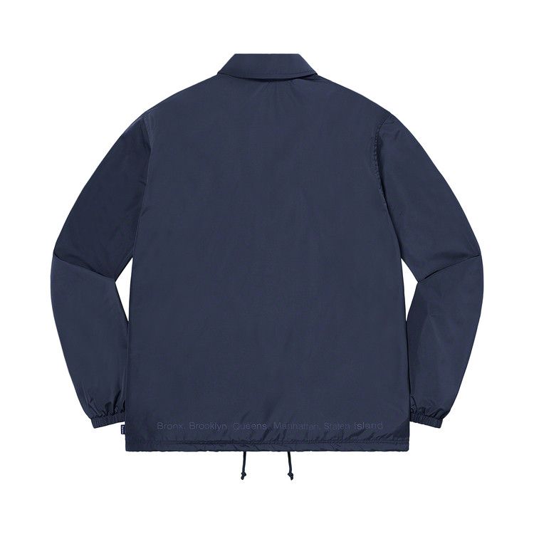 Buy Supreme Five Boroughs Coaches Jacket 'Navy' - SS21J85