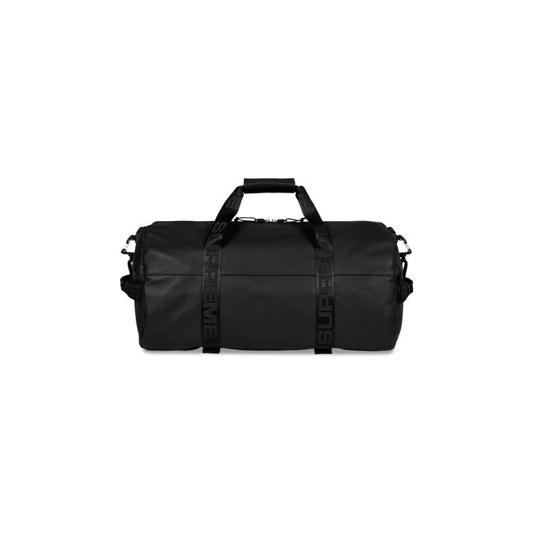 Buy Supreme Leather Duffle Bag 'Black' - FW23B18 BLACK | GOAT