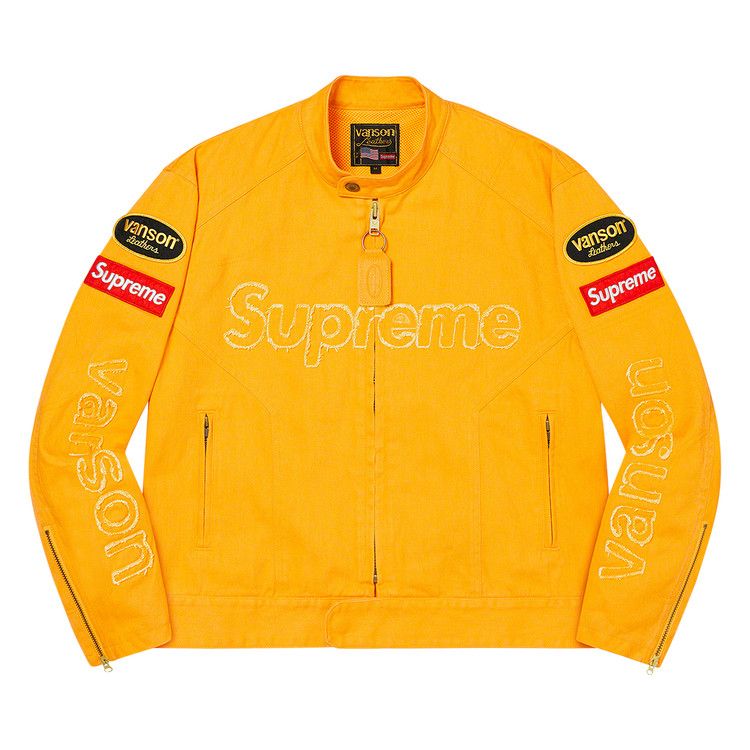ジャケット・アウター L Vanson Leathers Cordura Jacket Denim Supreme Vanson Leathers Cordura Denim Jacket (FW22) - $498