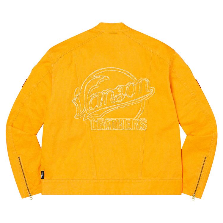 Buy Supreme x Vanson Leathers x Cordura Denim Jacket 'Yellow