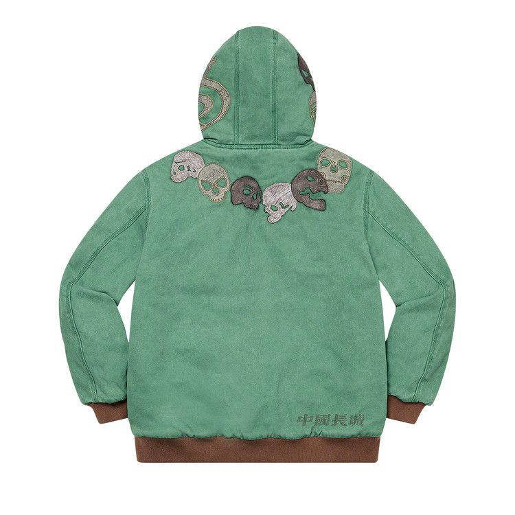 Buy Supreme x The Great China Wall Hooded Work Jacket 'Washed