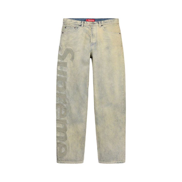 超希少 Supreme inset logo jean dirty 32 Buy Supreme Inset Logo Jean 'Dirty' - SS22P8 DIRTY | GOAT