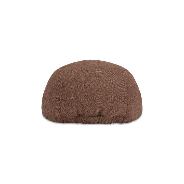 帽子 Supreme Linen Fitted Camp Cap brown Buy Supreme Linen Fitted Camp Cap 'Brown' - SS22H137 BROWN
