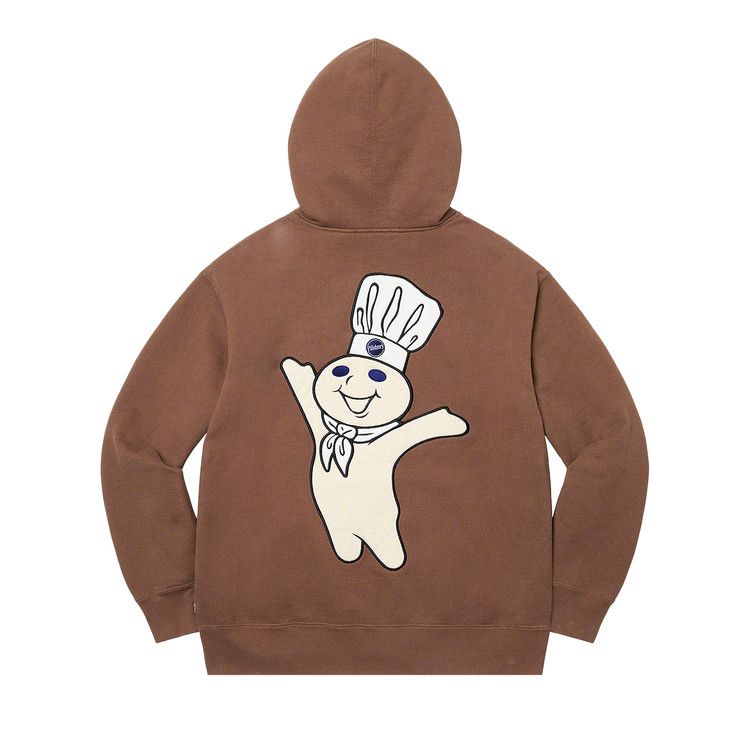 Supreme Doughboy Zip Up Hoodie Brown Price in India | Culture Circle