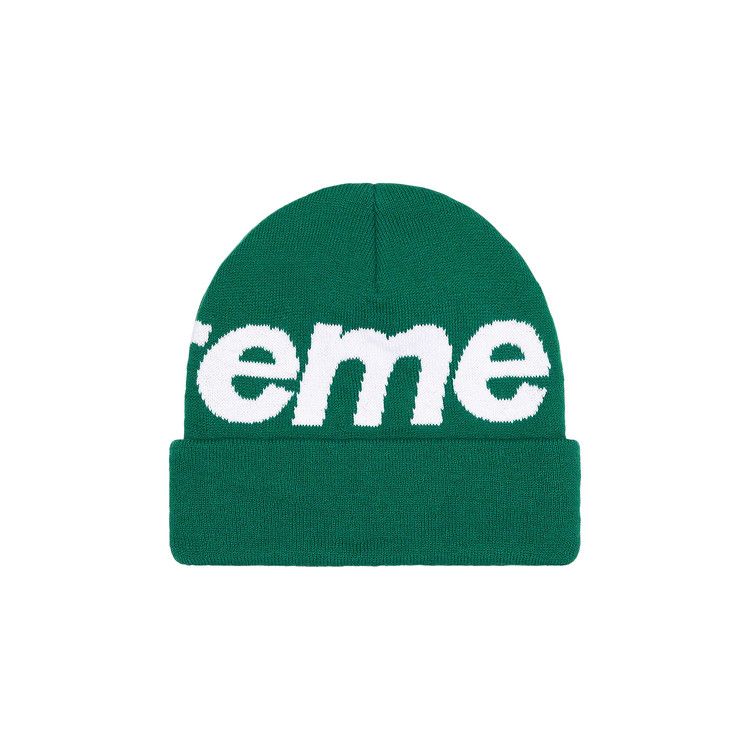 Buy Supreme Big Logo Beanie 'Dark Green' - FW22BN29 DARK GREEN | GOAT