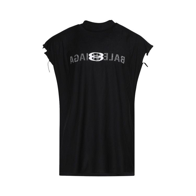 BALENCIAGA Tシャツ ホワイト の ウィメンズ Cropped Tシャツ スニーカー