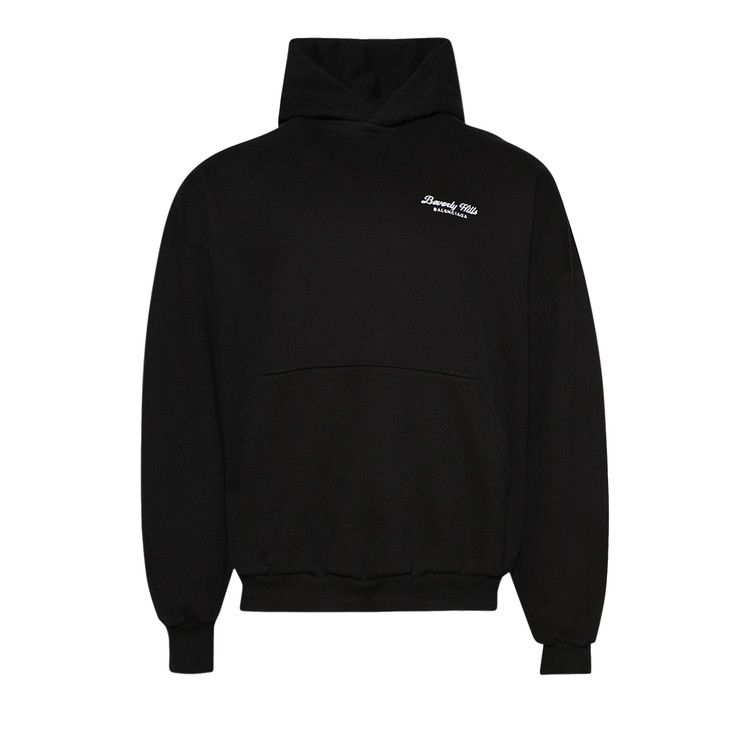 Balenciaga Beverly Hills Oversized Hoodie Washed Black/White