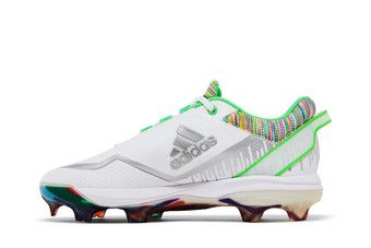 adidas gazelle silver green womens adidas Adizero Impact Baseball Turf Shoes Black/White/Grey / 9 main image 0
