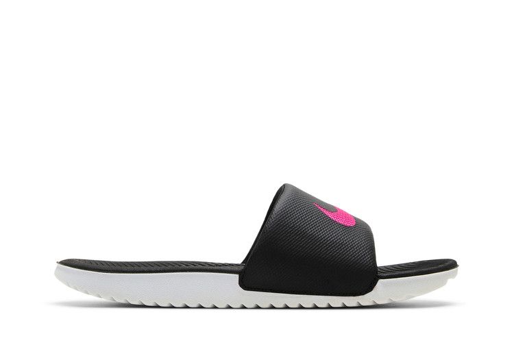 Nike Kawa Slide Black Vivid Pink (Women's)