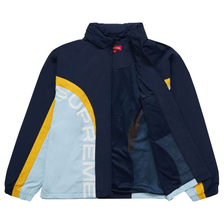 Buy Supreme Curve Track Jacket 'Navy' - SS22J76 NAVY | GOAT