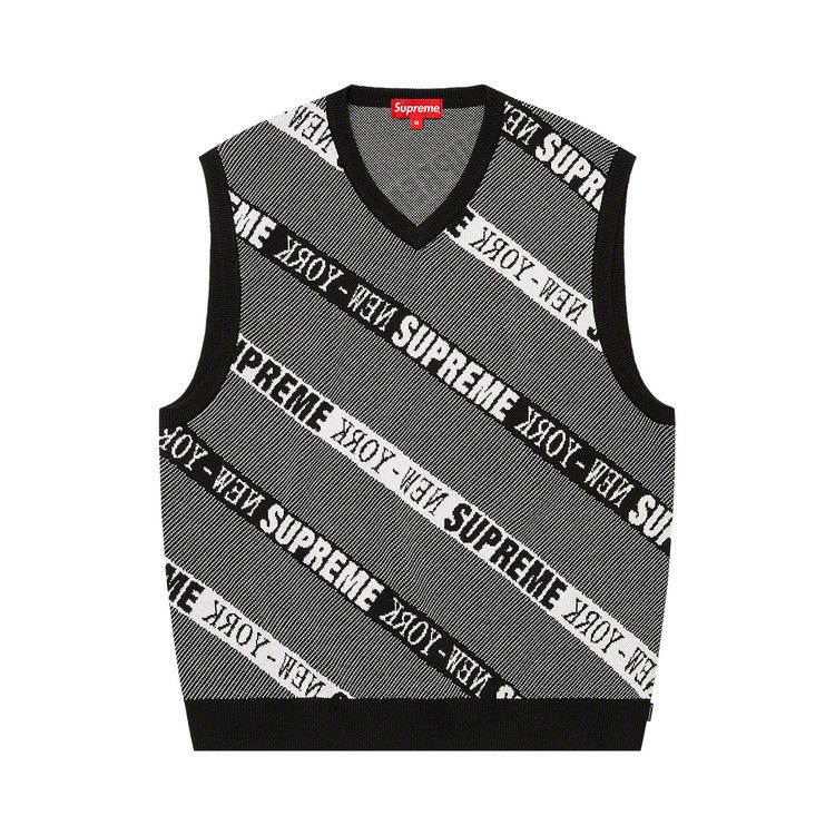 Supreme Stripe Sweater Vest 