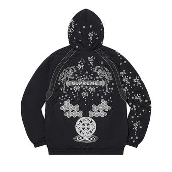 ジャケット・アウター Supreme AOI Glow-in-the-Dark TrackJacket Supreme Aoi Glow-In-The-Dark Track Jacket Black Price in India