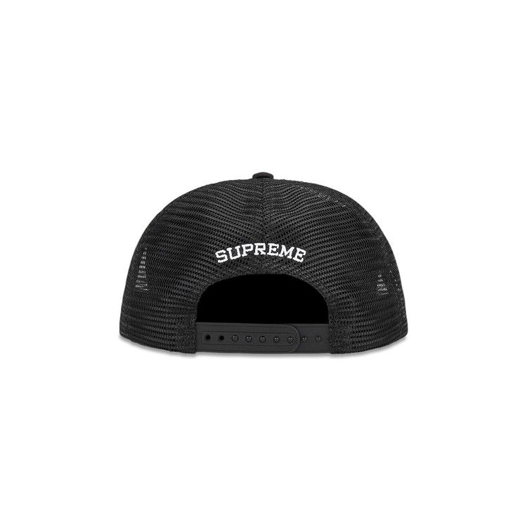 Buy Supreme Silk Mesh Back 5-Panel 'Black' - SS22H127 BLACK
