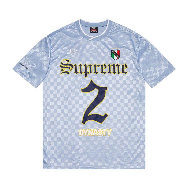 Buy Supreme x Umbro Soccer Jersey 'Light Blue' - SS22KN31 LIGHT BLUE | GOAT