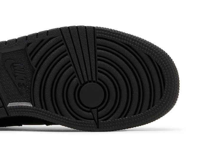 Air Jordan 1 Mid Gs Triple Black 2022